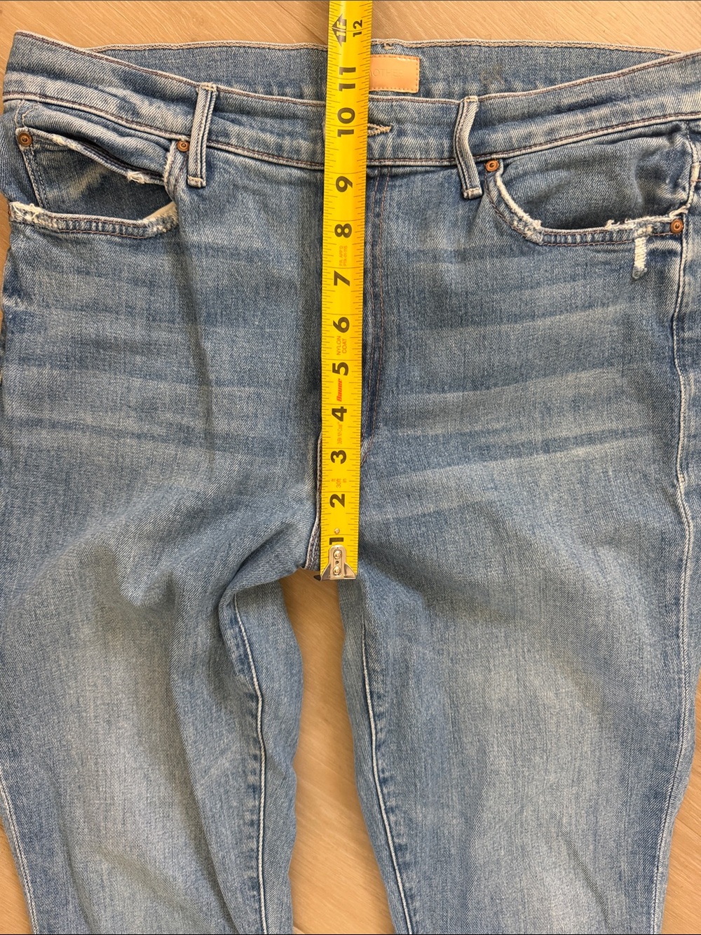MOTHER High Waisted Rascal Ankle Snippet Jeans 31 - Picture 7 of 11
